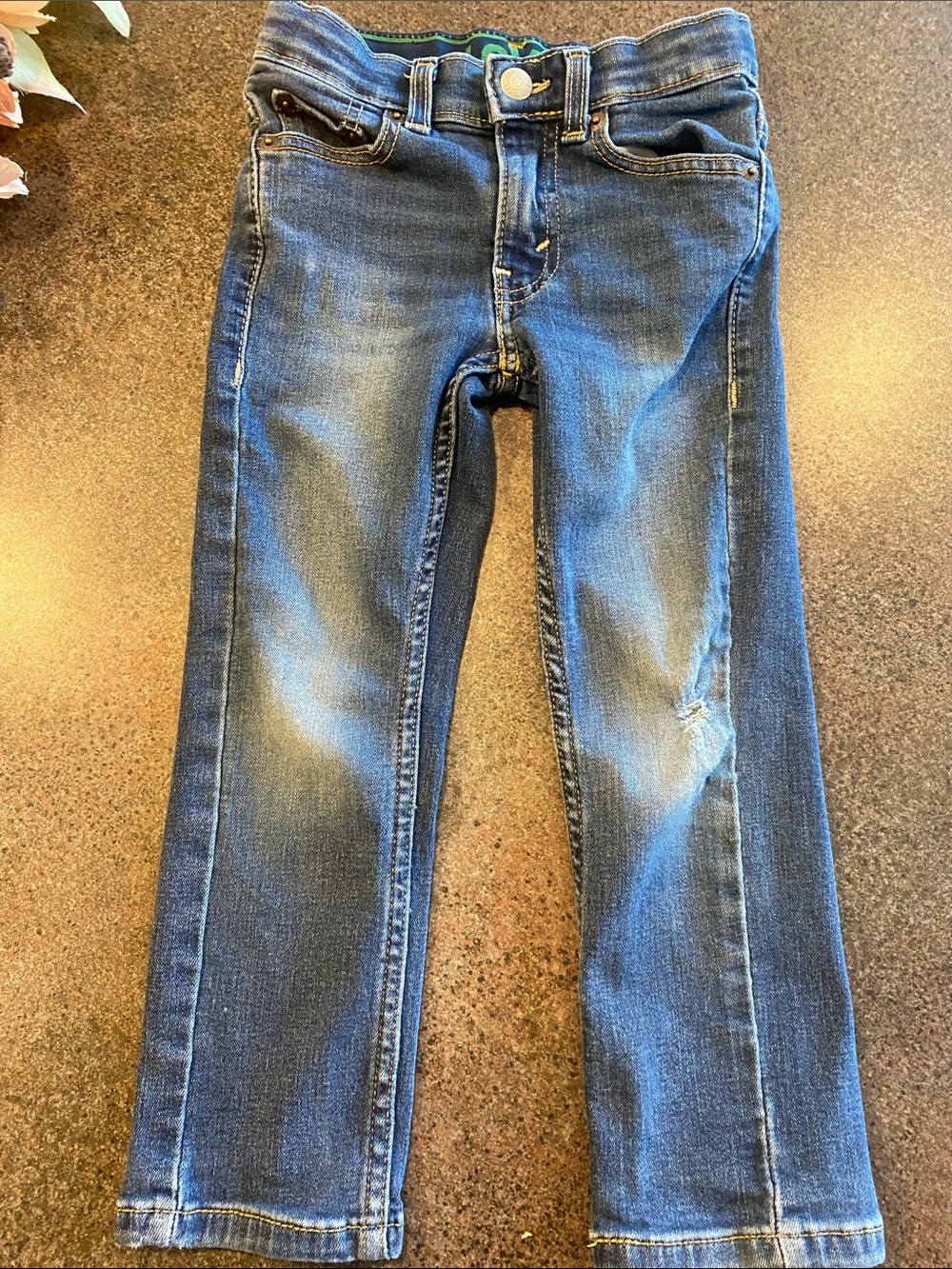 Kids Blue Stretch Denim Jeans